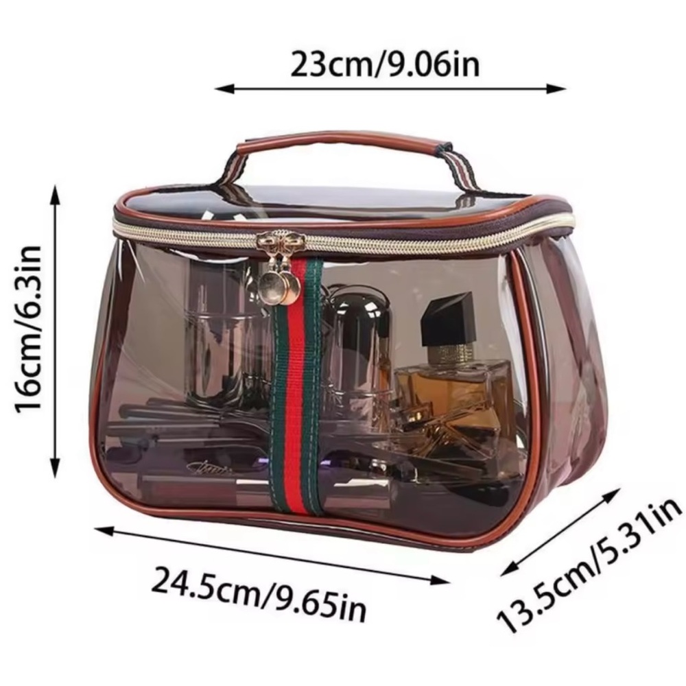 🎉New Retro GG Vibe Luxe “Bag Of The Year” Transparent Bag with Double Zipper - Picture 6 of 7
